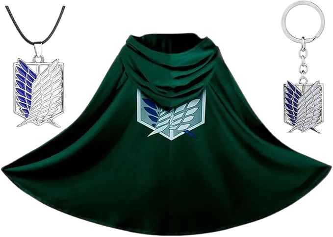 Attack On Titan Official Licensed Survey Corps Plush Cloak with 